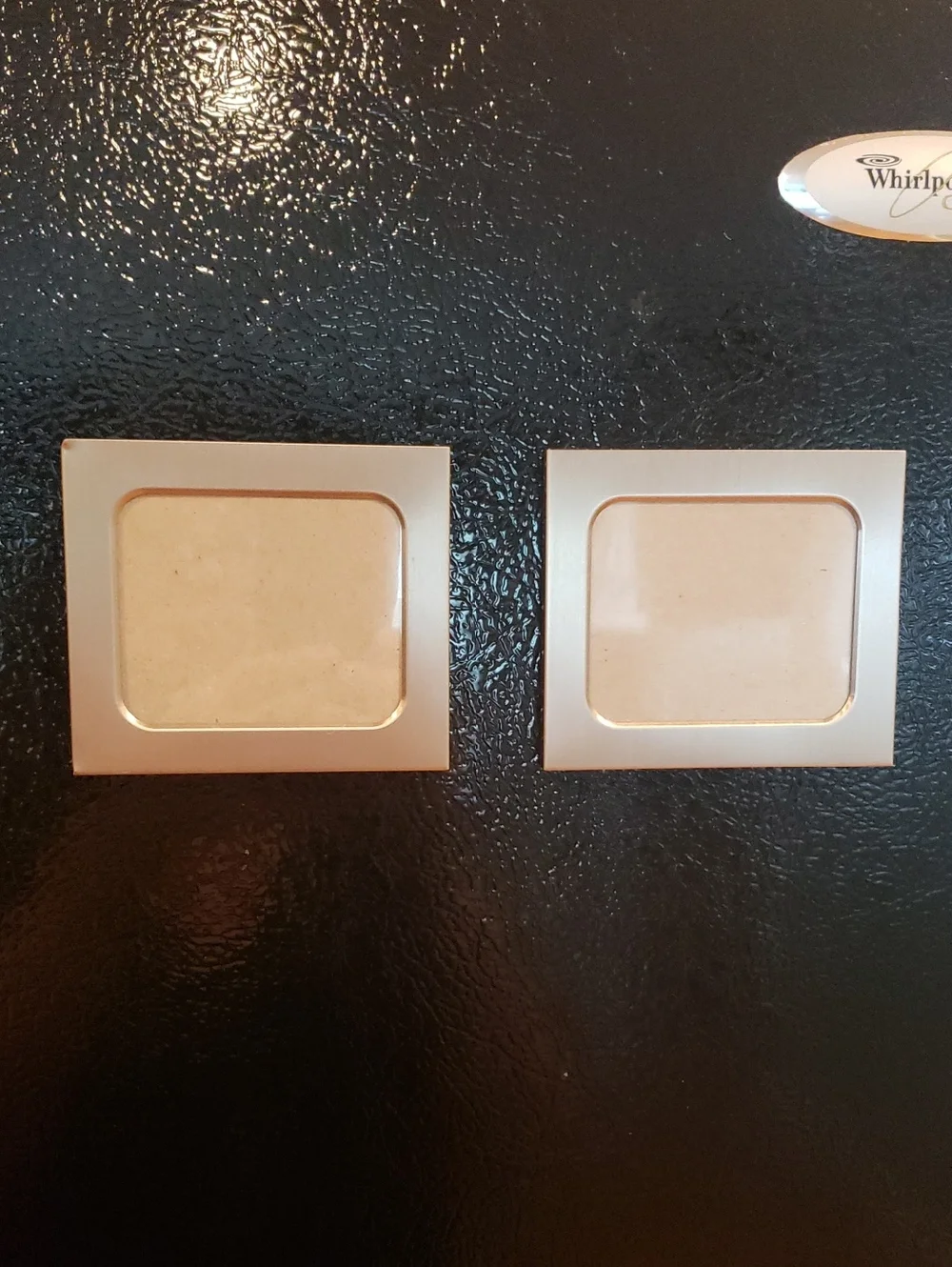 Silver Metal Magnetic Photo Frames (2)